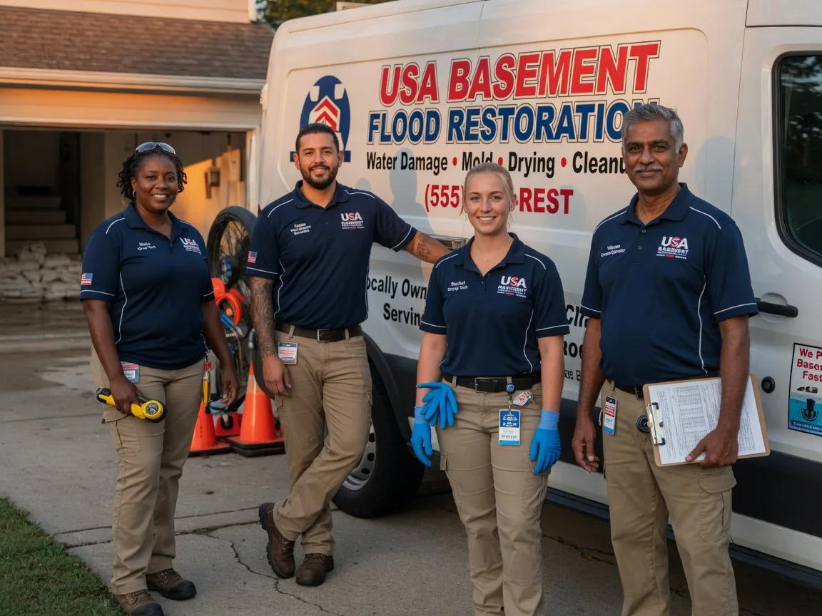Basement Flood Cleanup company in Central, LA