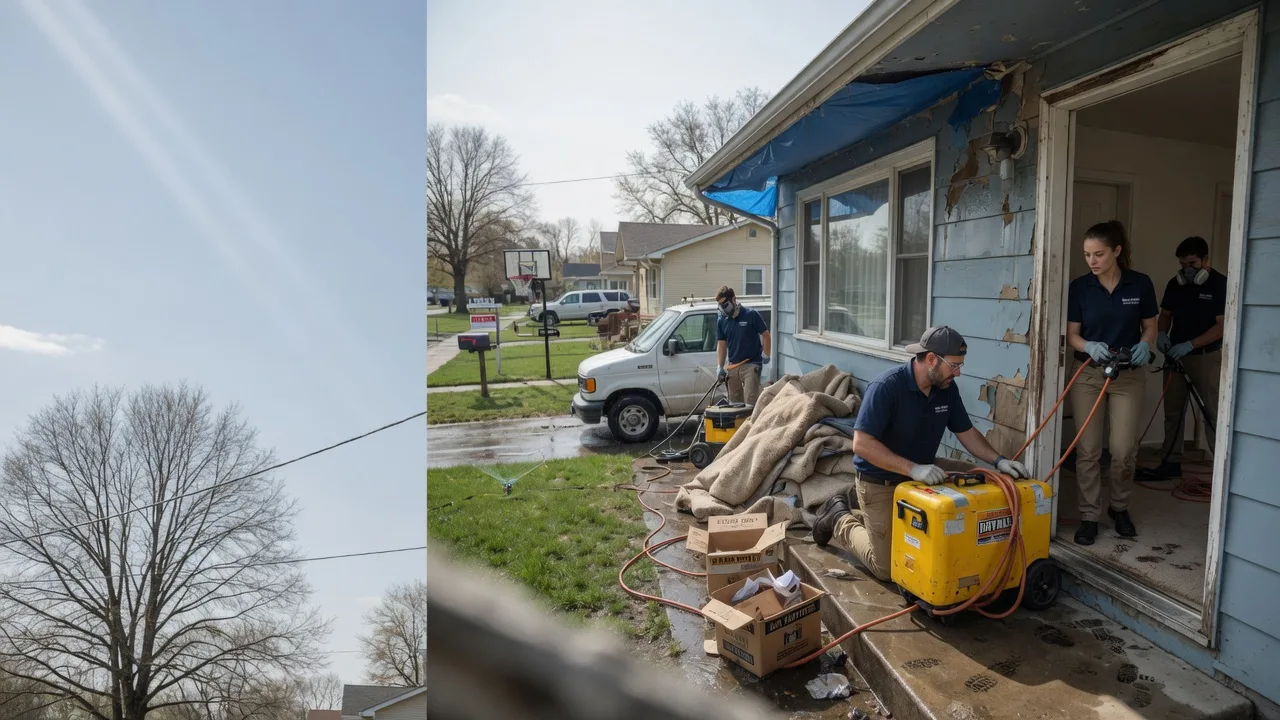Basement Flood Cleanup in Central, LA near me